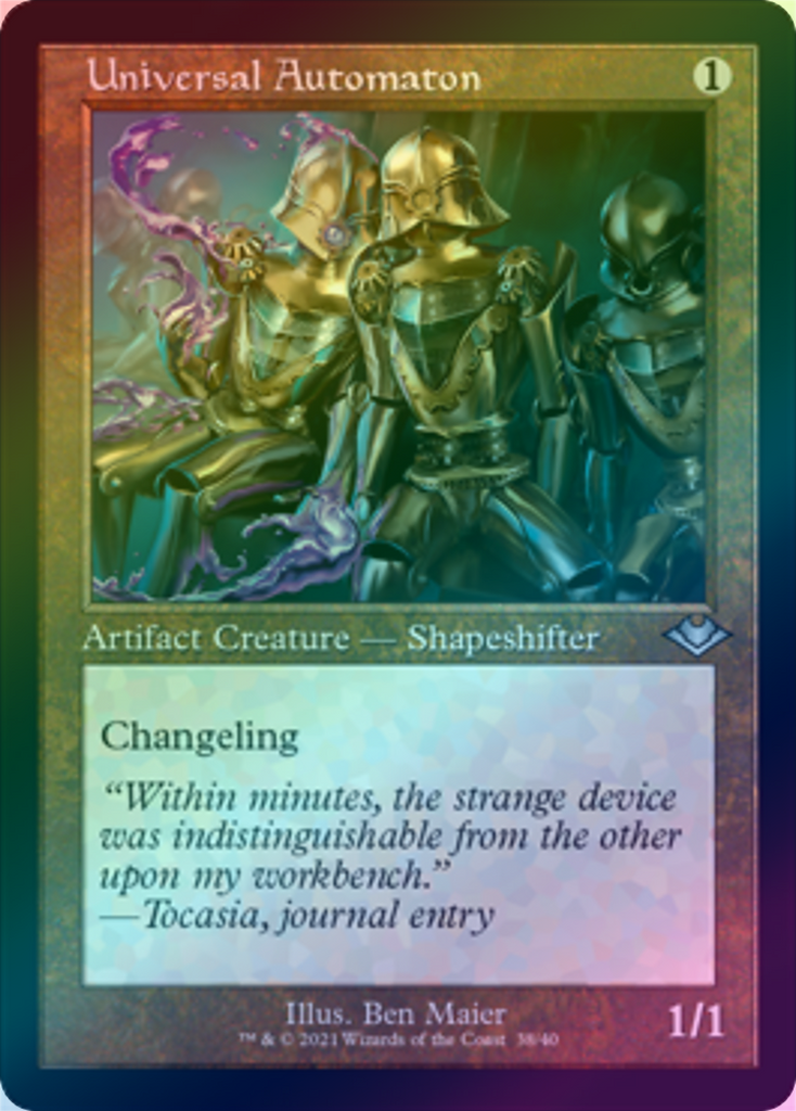 401 Games Canada - Universal Automaton - Retro Frame (RMH1) (Foil)