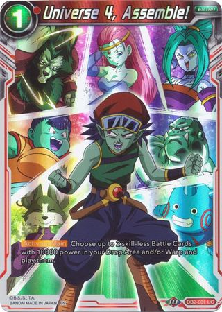 Universe 4, Assemble! - DB2-031 - Uncommon (Reprint) (Foil) available at 401 Games Canada