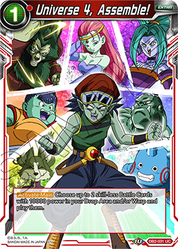 Universe 4, Assemble! - DB2-031 - Uncommon (Reprint) available at 401 Games Canada