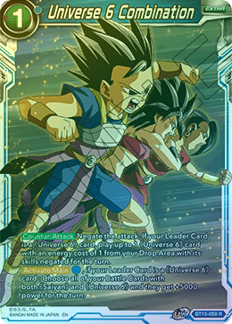 Universe 6 Combination - BT15-059 - Rare (FOIL) available at 401 Games Canada