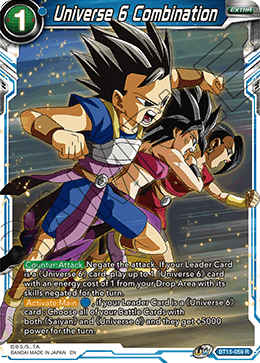 Universe 6 Combination - BT15-059 - Rare available at 401 Games Canada