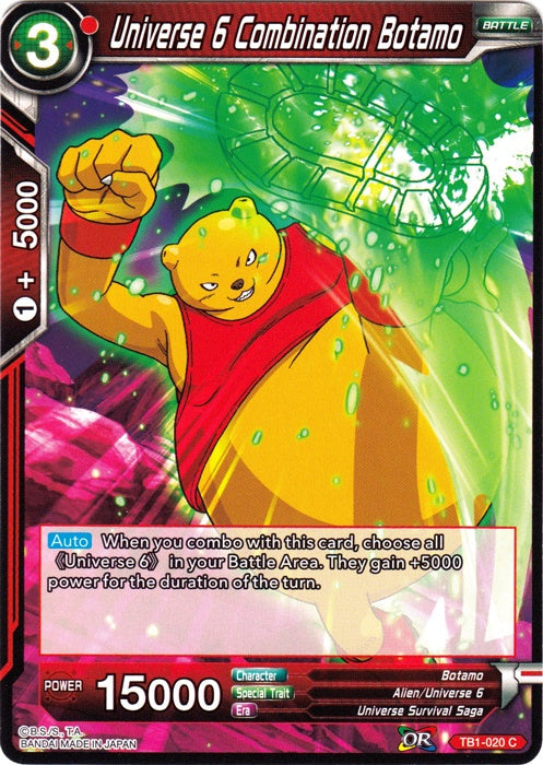 Universe 6 Combination Botamo - TB1-020 - Common (Foil) available at 401 Games Canada