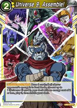 Universe 9, Assemble! - DB2-127 - Rare available at 401 Games Canada