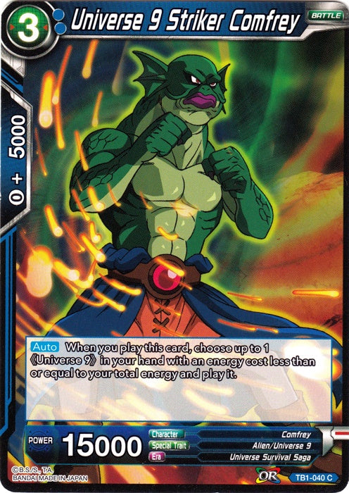 Universe 9 Striker Comfrey - TB1-040 - Common (Foil) available at 401 Games Canada