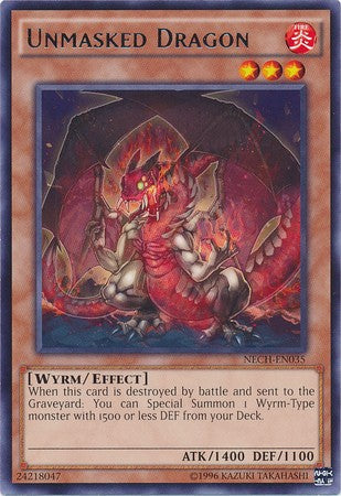 Unmasked Dragon - NECH-EN035 - Rare - Unlimited available at 401 Games Canada