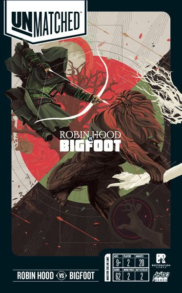 Unmatched: Robin Hood Vs. Bigfoot available at 401 Games Canada