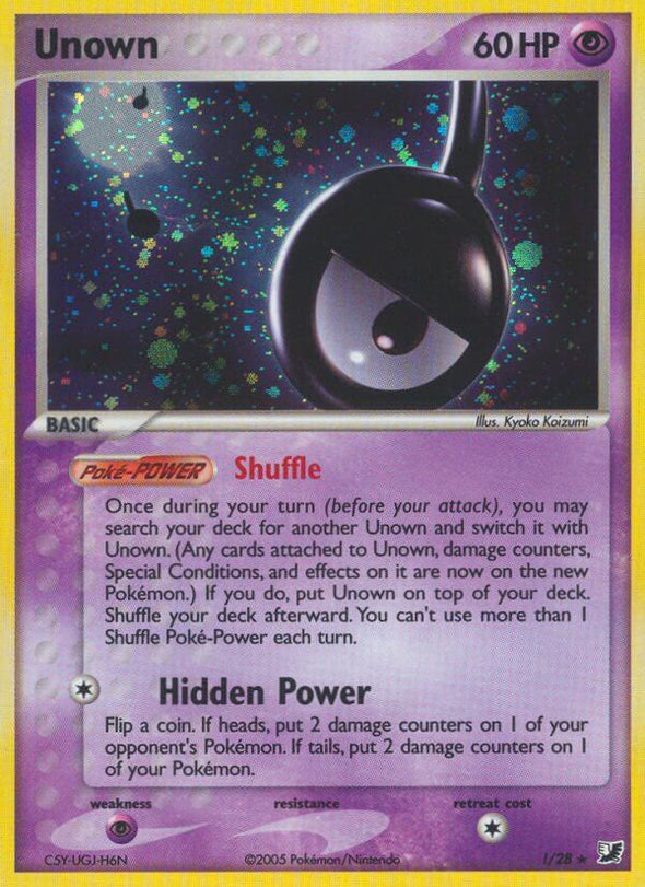 Unown ! - !/28 - Holo Rare available at 401 Games Canada