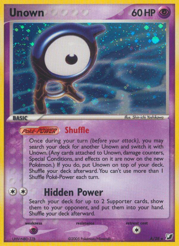 Unown A - A/28 - Holo Rare available at 401 Games Canada