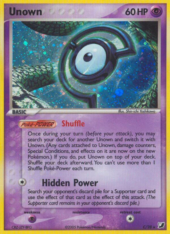 Unown C - C/28 - Holo Rare available at 401 Games Canada