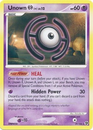 Unown H - 29/106 - Rare available at 401 Games Canada