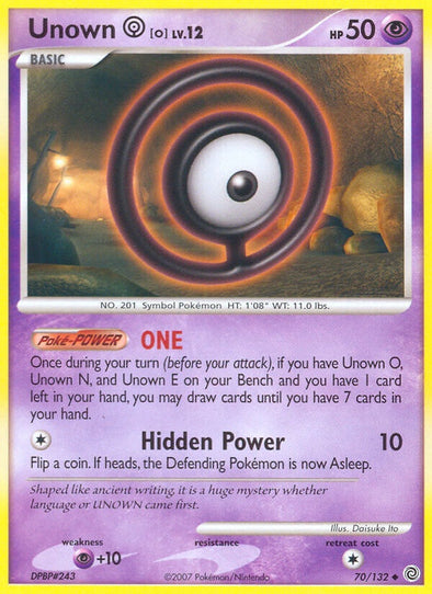 Unown O - 70/132 - Uncommon available at 401 Games Canada