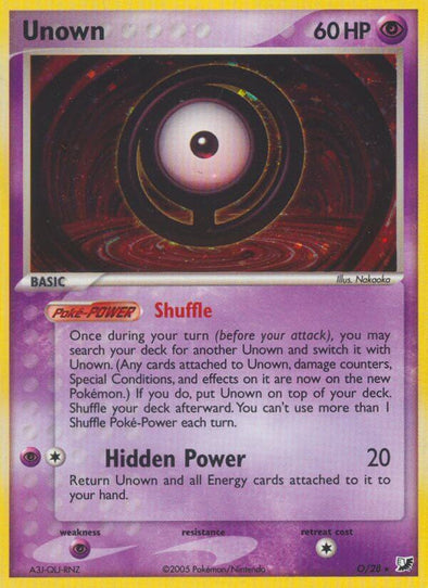 Unown O - O/28 - Holo Rare available at 401 Games Canada