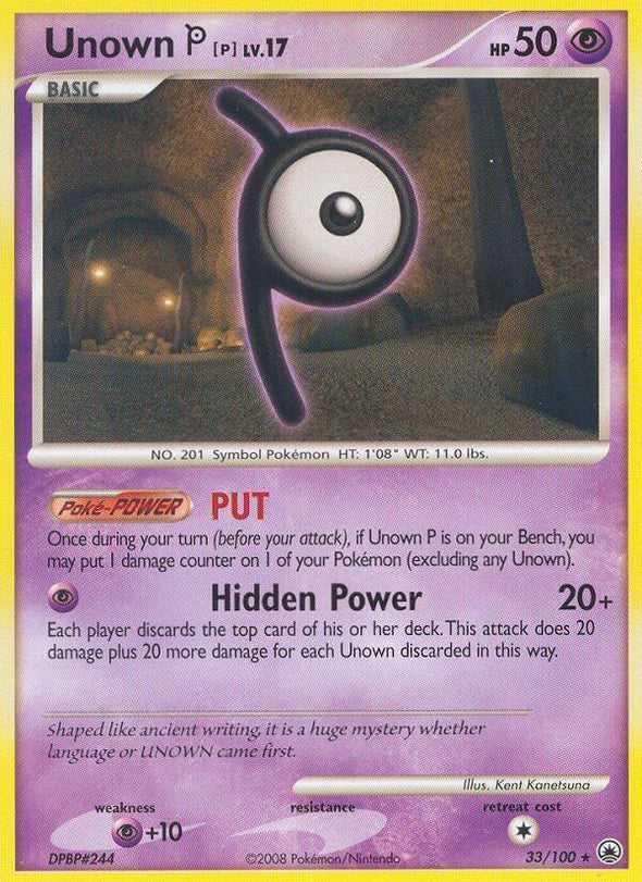 Unown P - 33/100 - Rare available at 401 Games Canada