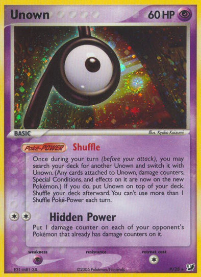 Unown P - P/28 - Holo Rare available at 401 Games Canada