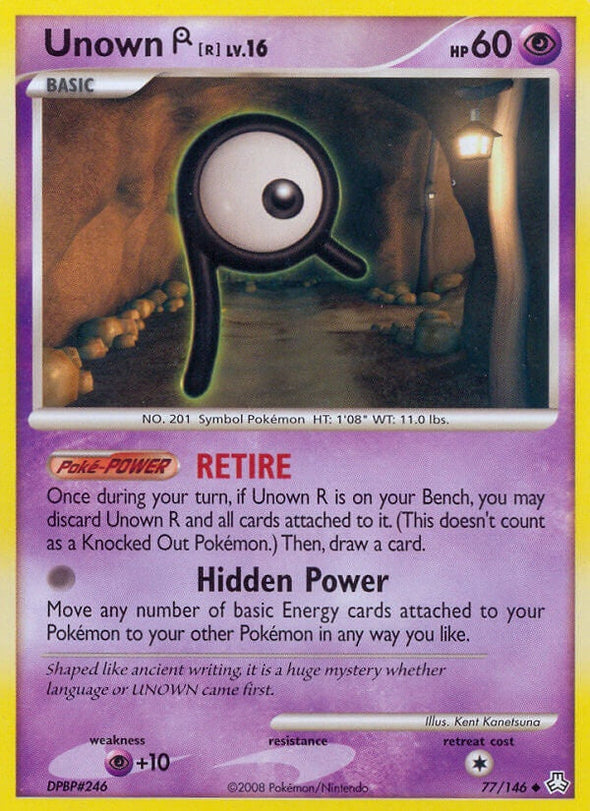 Unown R - 77/146 - Uncommon available at 401 Games Canada