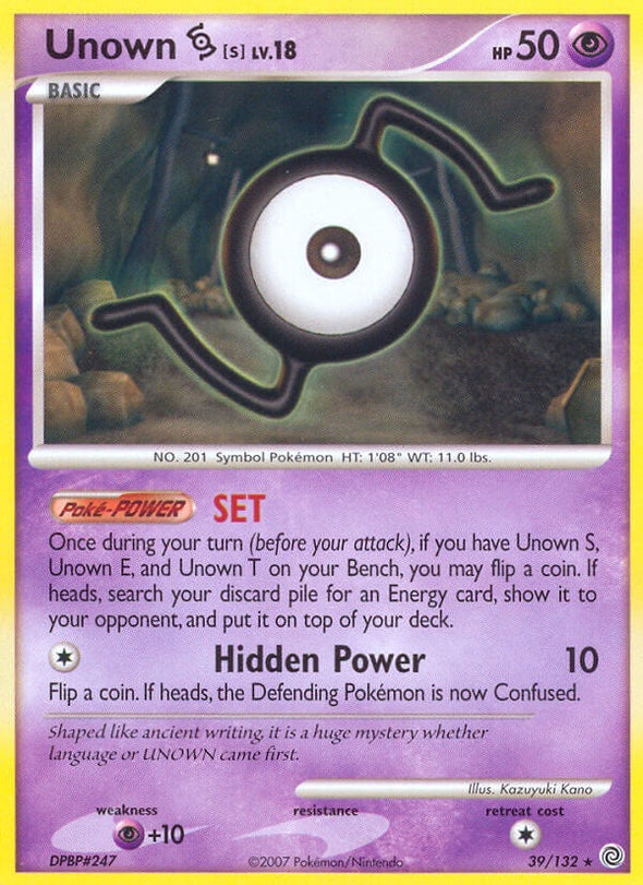 Unown S - 39/132 - Rare available at 401 Games Canada