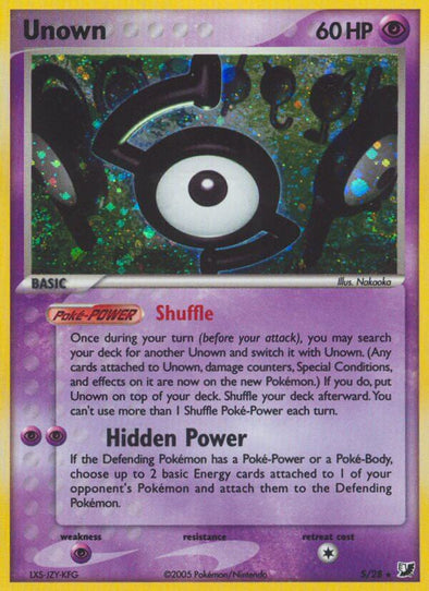 Unown S - S/28 - Holo Rare available at 401 Games Canada