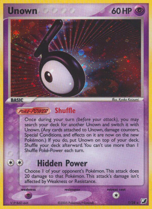 Unown T - T/28 - Holo Rare available at 401 Games Canada