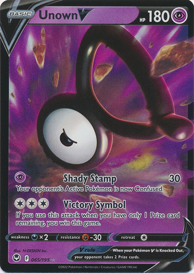 Unown V - 065/195 - Ultra Rare available at 401 Games Canada