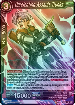 Unrelenting Assault Trunks - BT3-112 - Uncommon (Foil) available at 401 Games Canada