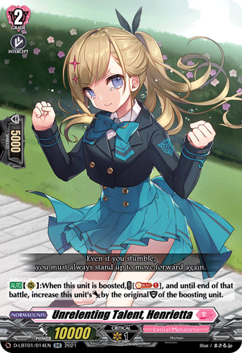 Unrelenting Talent, Henrietta - D-LBT01/014 - Double Rare available at 401 Games Canada