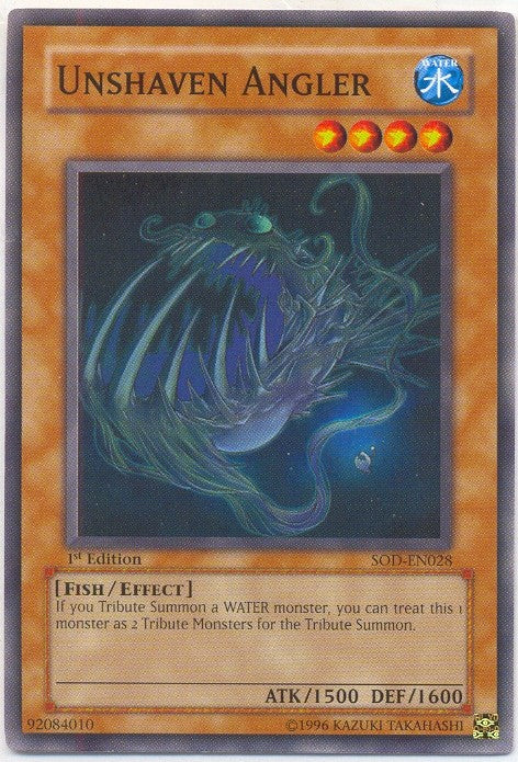 Unshaven Angler - SOD-EN028 - Common - 1st Edition available at 401 Games Canada