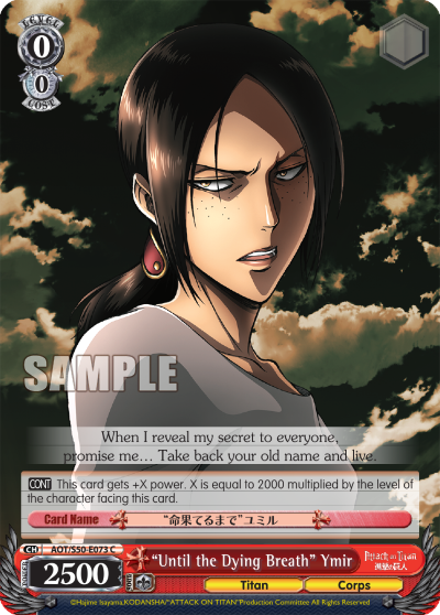 "Until the Dying Breath" Ymir - AOT/S50-E073 - Common available at 401 Games Canada