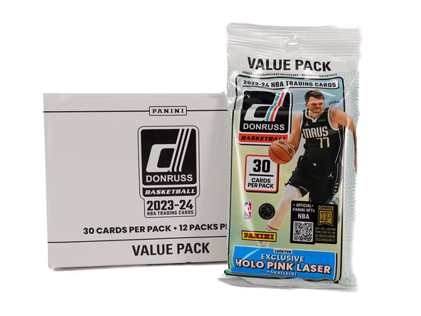 2023-24 Panini Donruss Basketball Jumbo Value 12 Pack Box