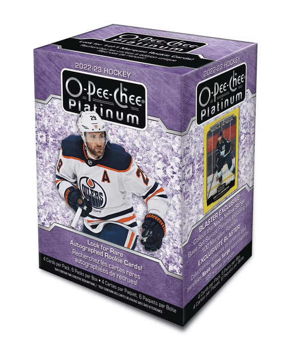 2022-23 Upper Deck O-Pee-Chee Platinum Hockey Blaster Box