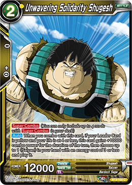 Unwavering Solidarity Shugesh - BT3-100 - Common available at 401 Games Canada