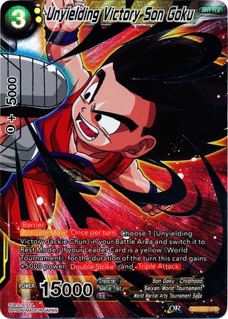 Unyielding Victory Son Goku - TB2-051 - Special Rare (SPR) available at 401 Games Canada