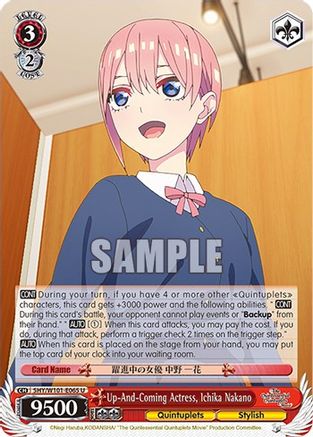 Up-And-Coming Actress, Ichika Nakano - 5HY/W101-E065 - Uncommon available at 401 Games Canada