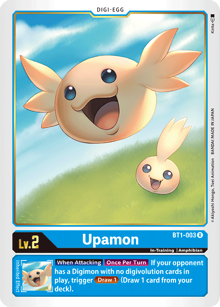 Upamon - BT1-003 - Rare available at 401 Games Canada