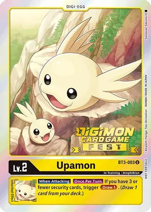 Upamon (Digimon Card Game Fest 2022) - BT3-003 - Uncommon available at 401 Games Canada