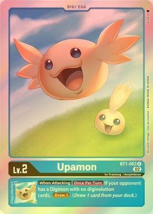 Upamon (Resurgence Booster Reprint) - BT1-003 - Rare (Foil) available at 401 Games Canada