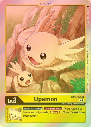 Upamon (Resurgence Booster Reprint) - BT3-003 - Uncommon (Foil) available at 401 Games Canada