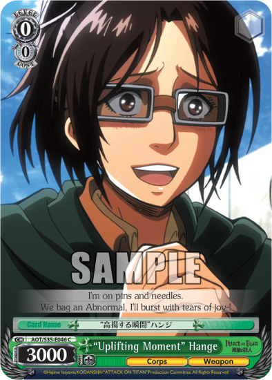 "Uplifting Moment" Hange - AOT/S35-E046 - Common available at 401 Games Canada