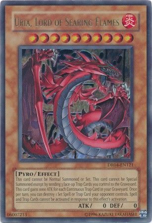 Uria, Lord of Searing Flames - DR04 - EN121 - Ultra Rare available at 401 Games Canada