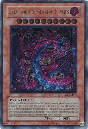 Uria, Lord of Searing Flames - SOI-EN001 - Ultimate Rare - Unlimited available at 401 Games Canada