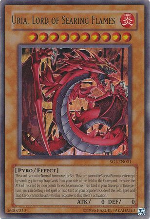 Uria, Lord of Searing Flames - SOI-EN001 - Ultra Rare - Unlimited available at 401 Games Canada