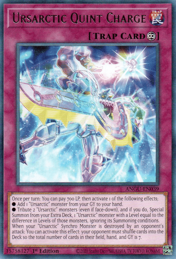 Ursarctic Quint Charge - ANGU-EN039 - Rare - 1st Edition available at 401 Games Canada