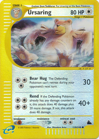 Ursaring - 110/144 - Common - Reverse Holo available at 401 Games Canada