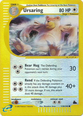 Ursaring - 110/144 - Common - Reverse Holo available at 401 Games Canada