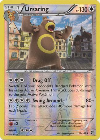 Ursaring - 122/162 - Uncommon - Reverse Holo available at 401 Games Canada