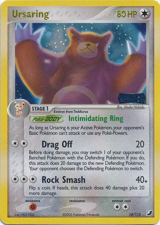 Ursaring - 18/115 - Holo Rare - Reverse Holo available at 401 Games Canada