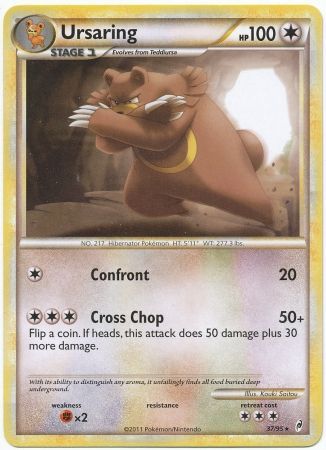 Ursaring - 37/95 - Rare available at 401 Games Canada