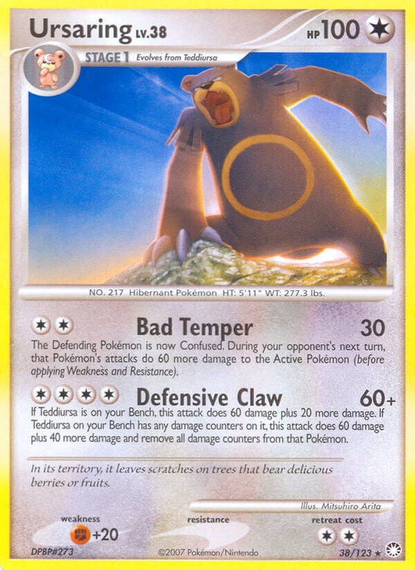 Ursaring - 38/123 - Rare available at 401 Games Canada