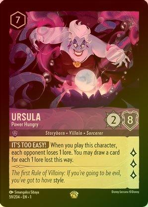 Ursula (Power Hungry) - 59/204 - Legendary (Foil) available at 401 Games Canada