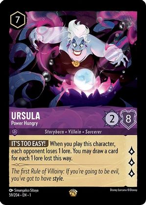 Ursula (Power Hungry) - 59/204 - Legendary available at 401 Games Canada