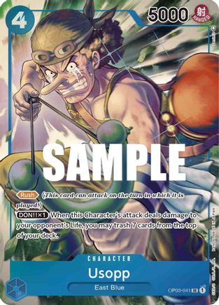 Usopp (Alternate Art) - OP03-041 - Super Rare available at 401 Games Canada